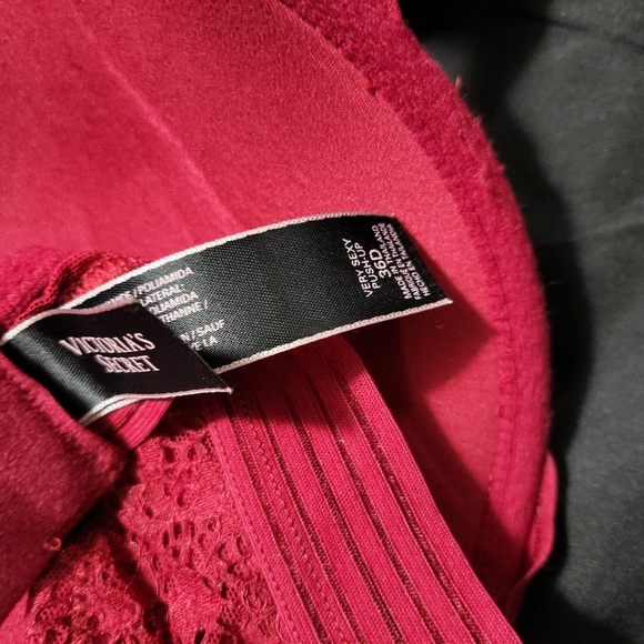 Dark red very sexy bra - Picture 3 of 4